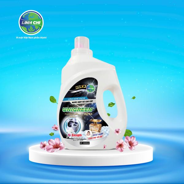 Nước giặt Uni Green 3L -Tulip